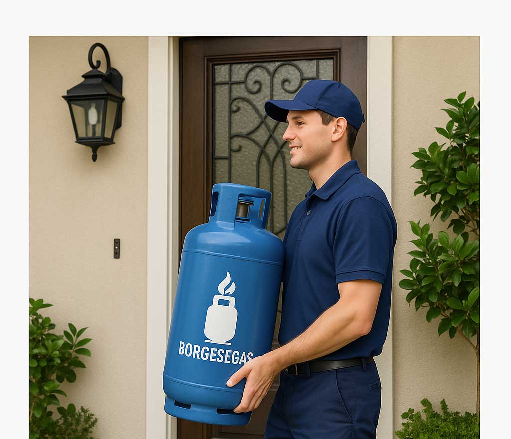Operatore Borgese Gas con bombola